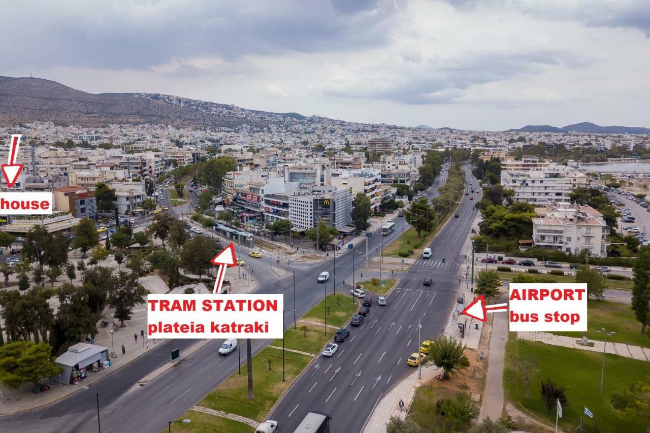 Glyfada Coast Studio Apartment Athena Bagian luar foto